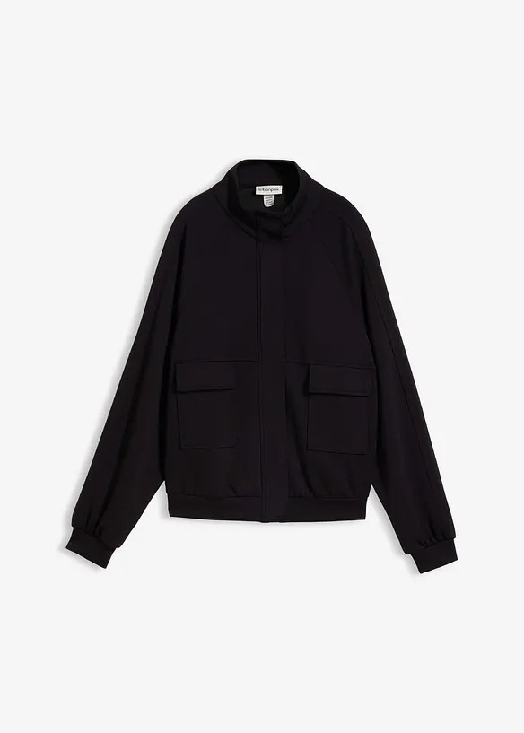 Sweat zipp&eacute; en mati&egrave;re n&eacute;opr&egrave;ne, bonprix