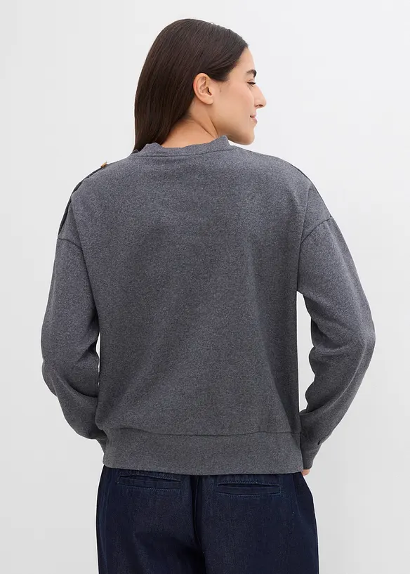 Sweatshirt aus Baumwoll-Mix, bonprix