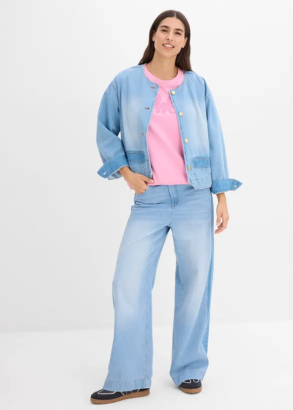 Sweat en coton m&eacute;lang&eacute;, bonprix