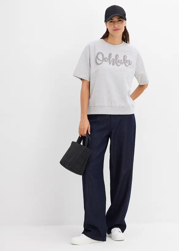 Sweatshirt aus Baumwoll-Mix, bonprix