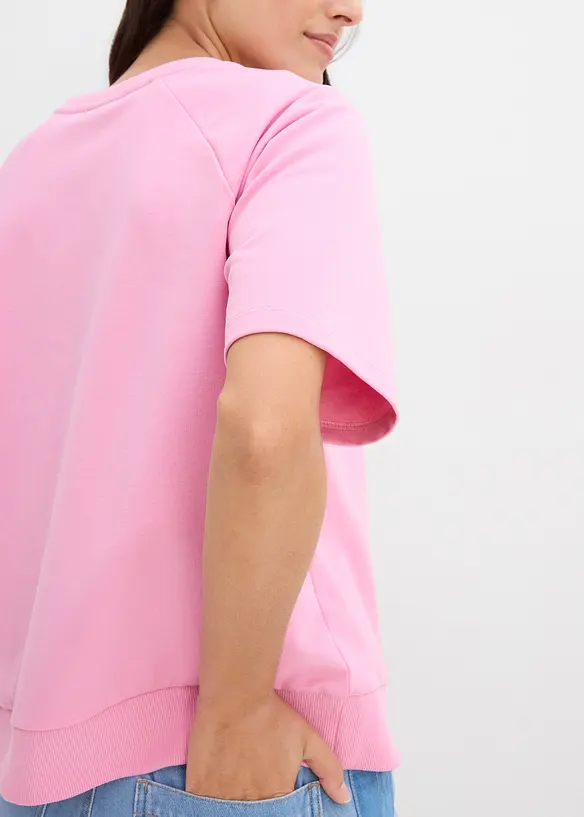 Sweat en coton m&eacute;lang&eacute;, bonprix