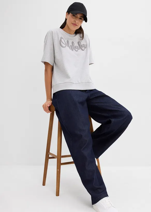 Sweatshirt aus Baumwoll-Mix, bonprix