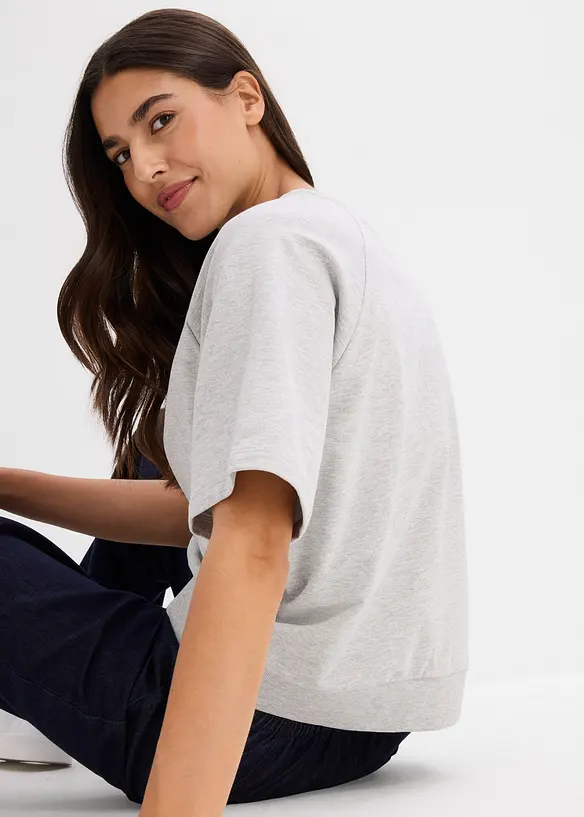 Sweatshirt aus Baumwoll-Mix, bonprix