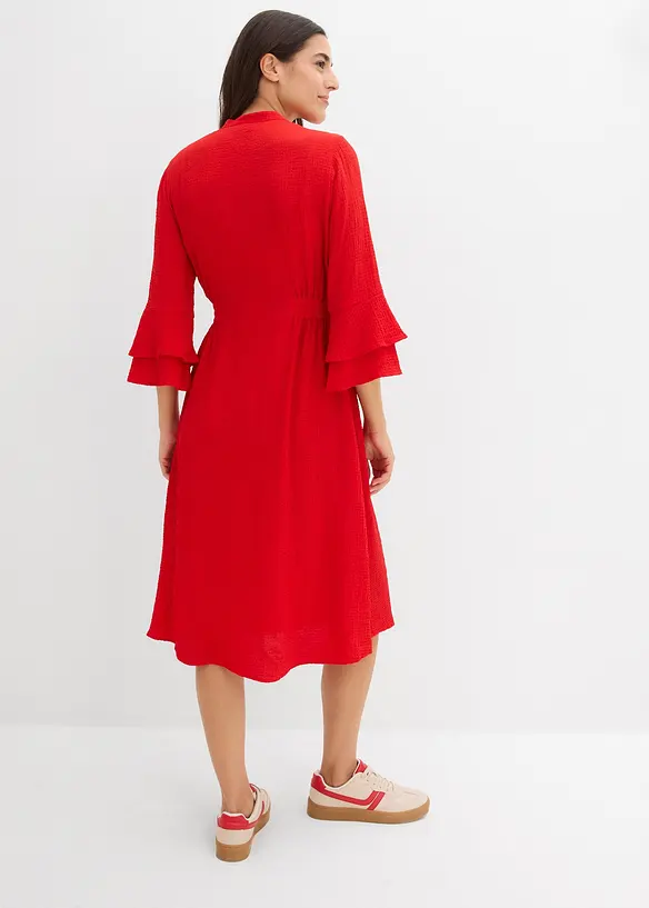 Robe en mati&egrave;re textur&eacute;e, bonprix