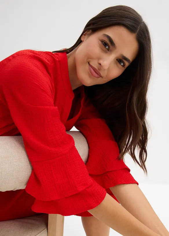 Robe en mati&egrave;re textur&eacute;e, bonprix