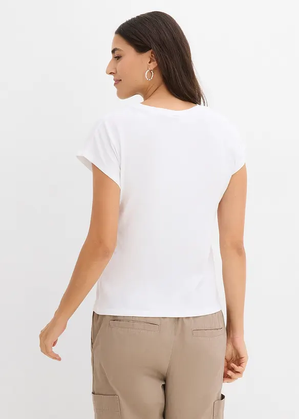 T-Shirt aus reiner Baumwolle, bonprix