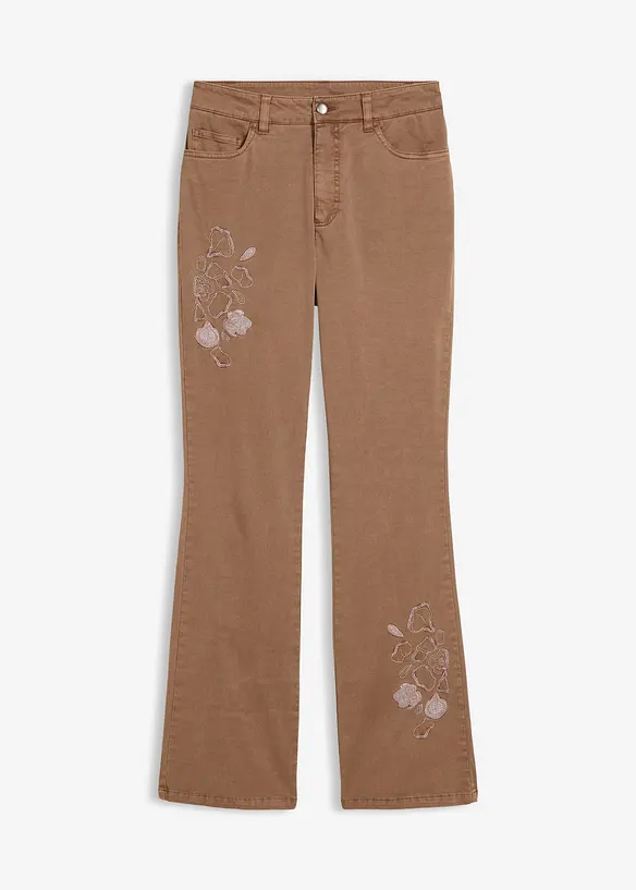 Flared Jeans Mid Waist, Stretch, bonprix