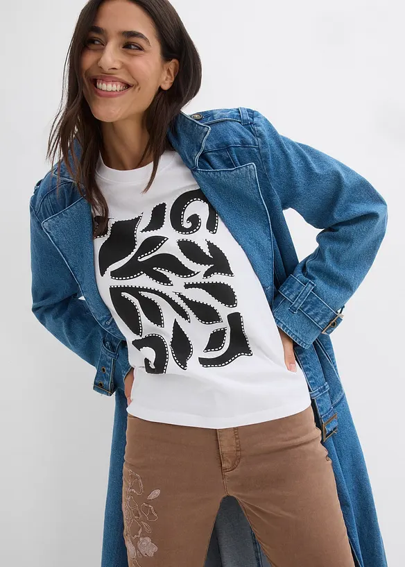 Shirt aus reiner Baumwolle, bonprix