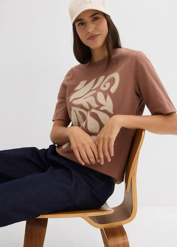 Shirt aus reiner Baumwolle, bonprix