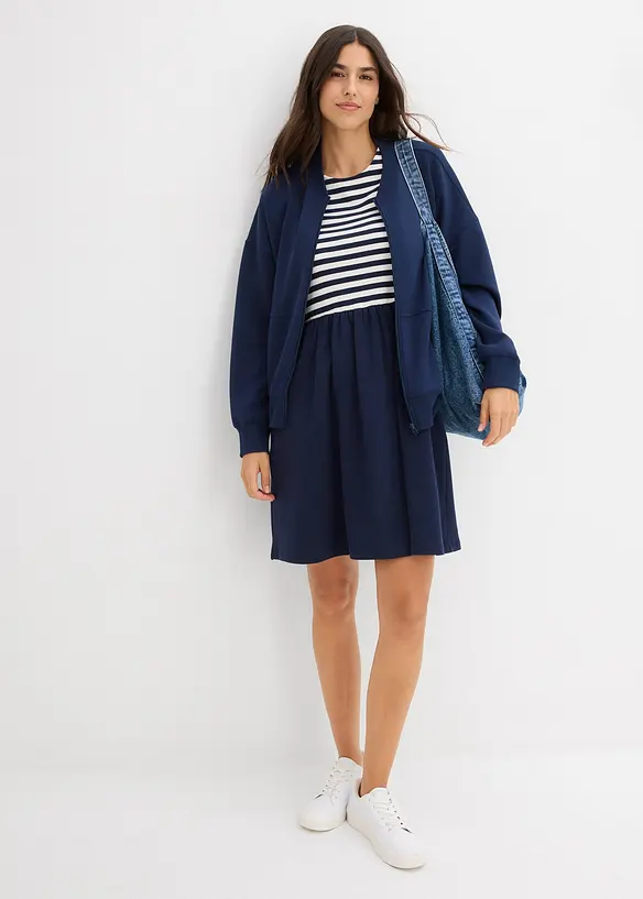 Shirtkleid aus reiner Baumwolle, bonprix
