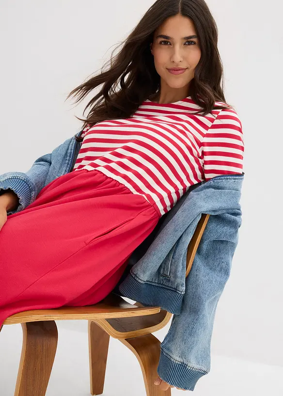 Shirtkleid aus reiner Baumwolle, bonprix