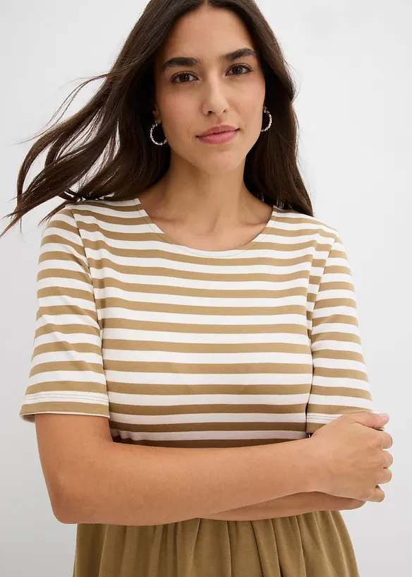 Shirtkleid aus reiner Baumwolle, bonprix