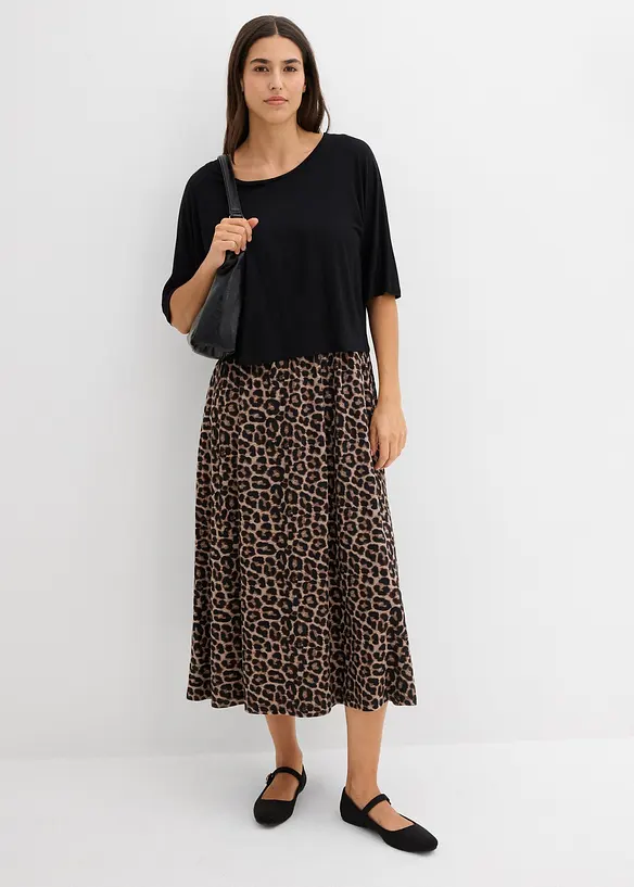 Robe fluide en jersey viscose, bonprix