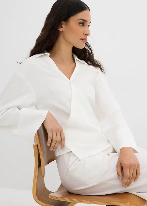 Blouse asym&eacute;trique, bonprix