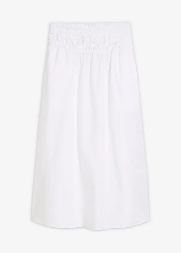 Midirock aus reiner Baumwolle, bonprix