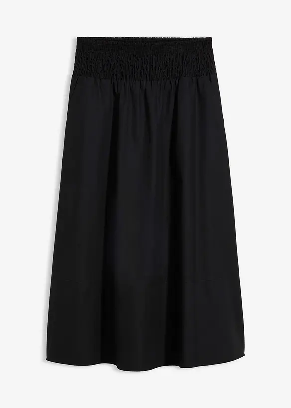 Midirock aus reiner Baumwolle, bonprix