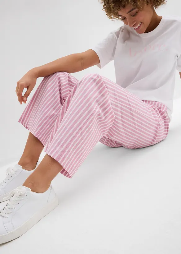 Palazzo-Hose aus Baumwollpopeline, bonprix