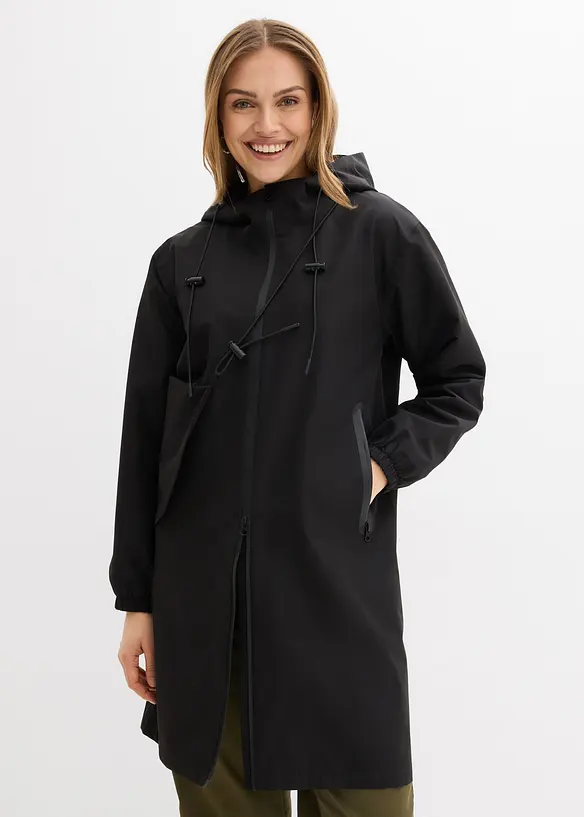 Leichter Regenmantel mit Umh&auml;ngetasche, bonprix