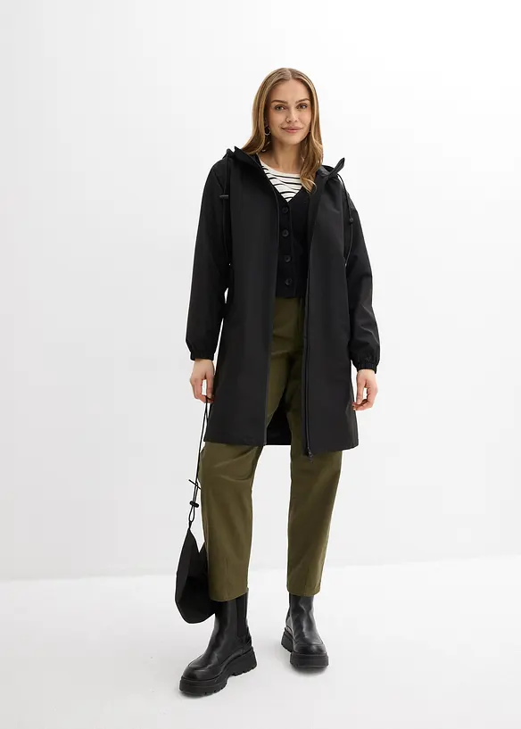 Leichter Regenmantel mit Umh&auml;ngetasche, bonprix