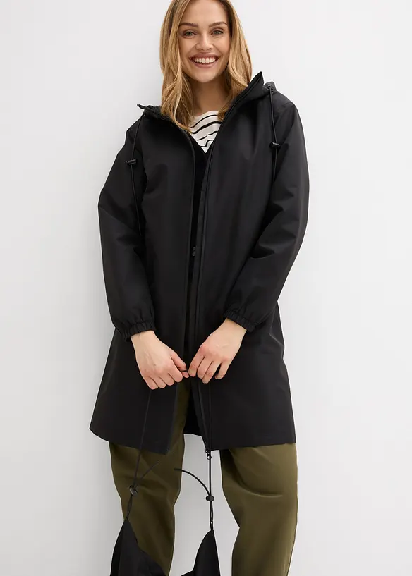 Leichter Regenmantel mit Umh&auml;ngetasche, bonprix