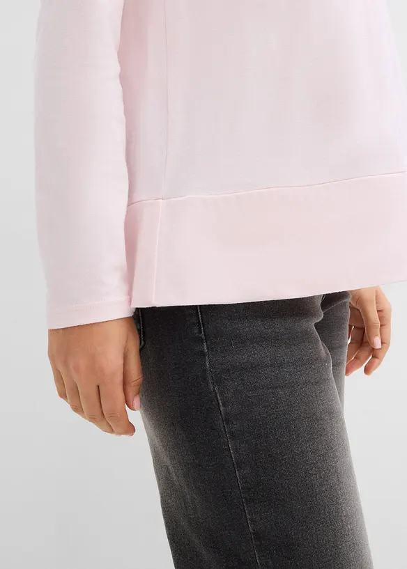 T-shirt manches longues en coton, bonprix