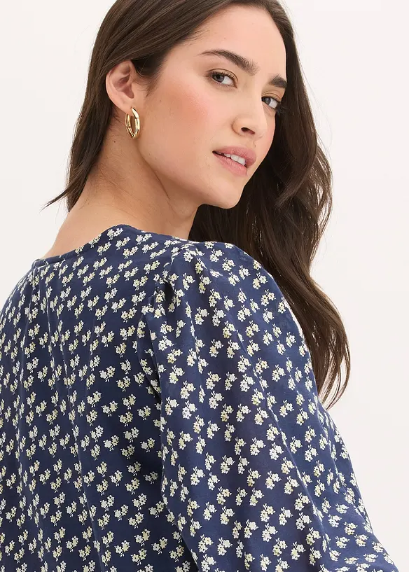 Robe courte effet froiss&eacute;, bonprix