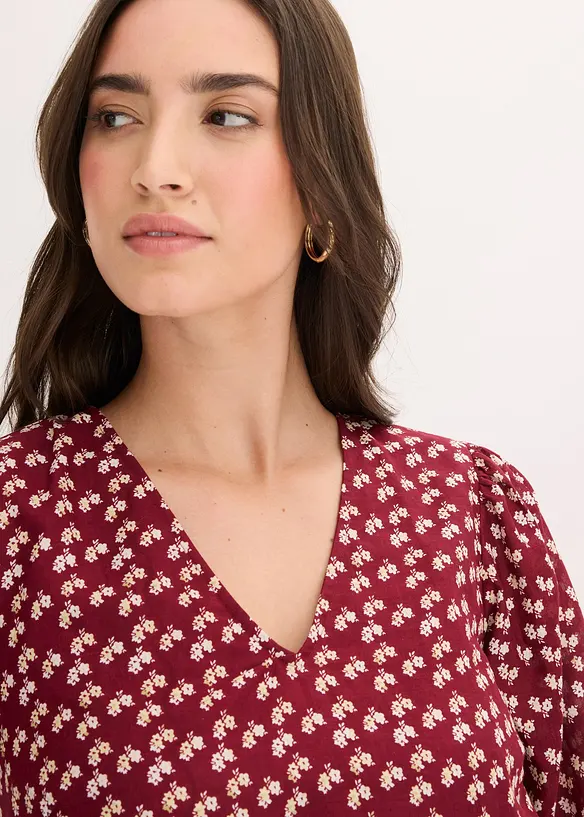 Minikleid aus strukturiertem Crinkle, bonprix