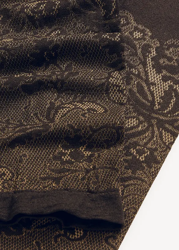 Cycliste anti-frottement avec imprim&eacute; dentelle 110&nbsp;den, bonprix