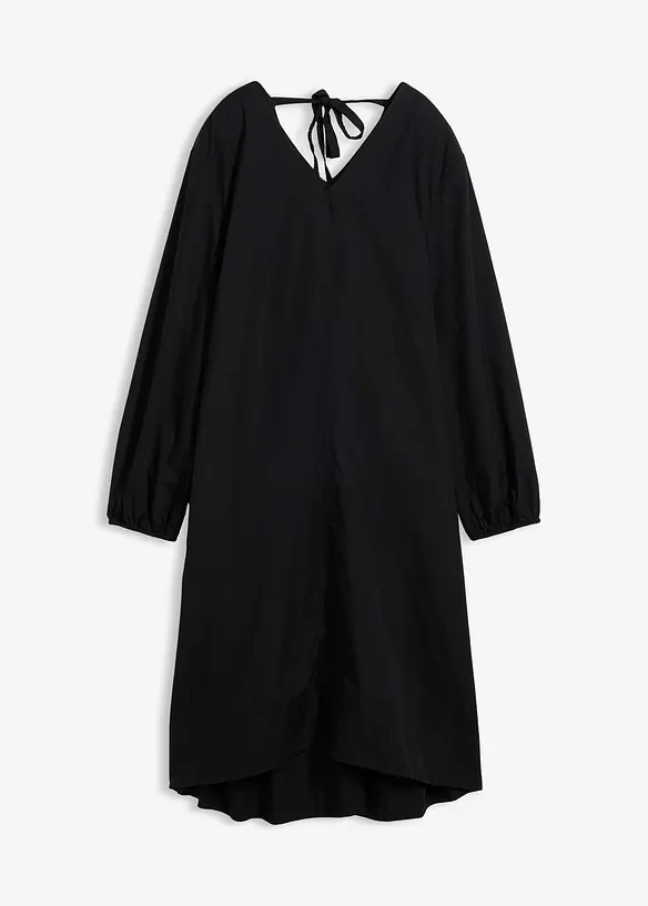 Robe-chemise &agrave; manches ballon, bonprix