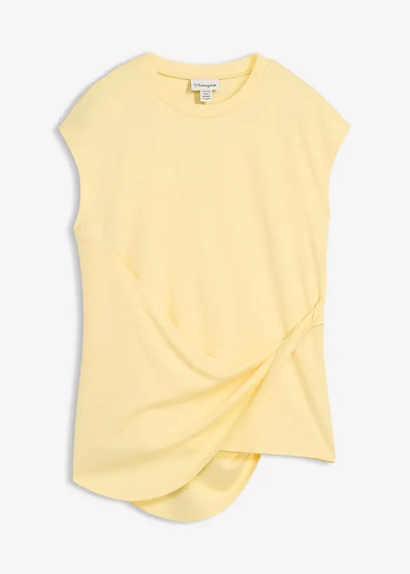 Shirt mit asymmetrischem Saum aus Viskose-Mix, bonprix