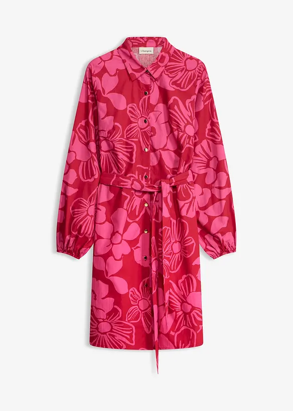 Blusenkleid aus reiner Baumwolle, bonprix