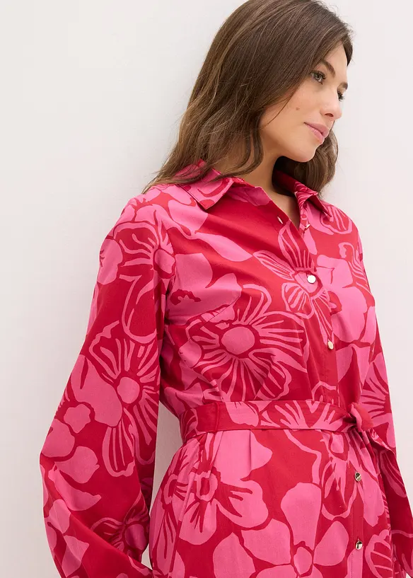 Blusenkleid aus reiner Baumwolle, bonprix