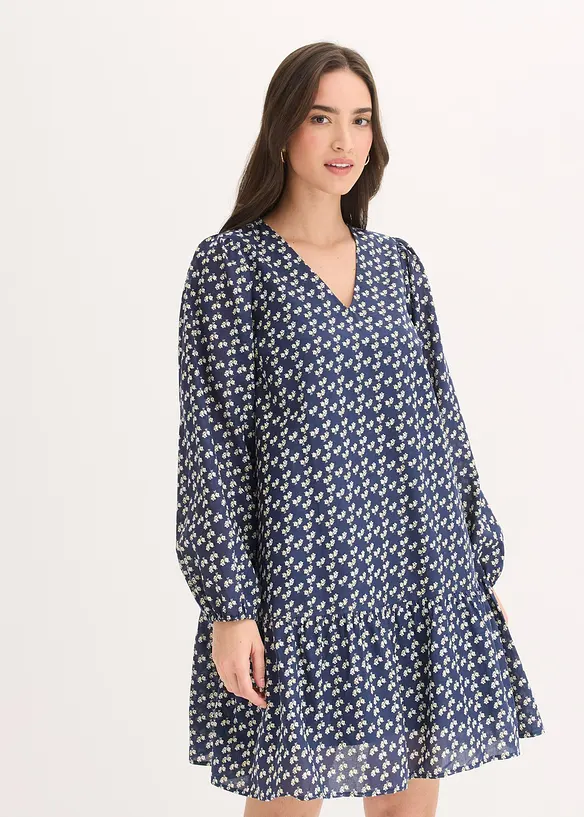 Robe courte effet froiss&eacute;, bonprix