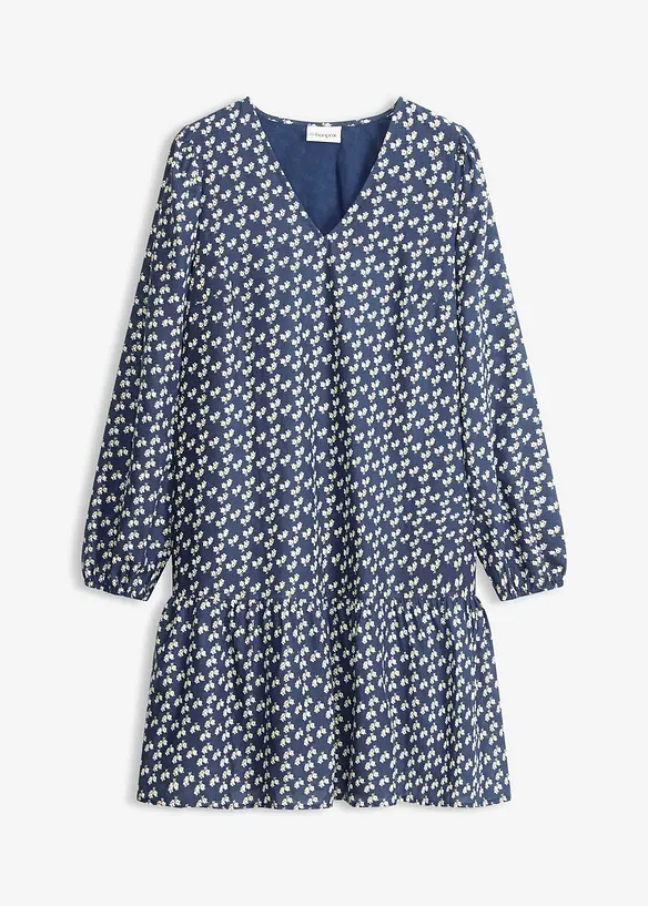 Robe courte effet froiss&eacute;, bonprix