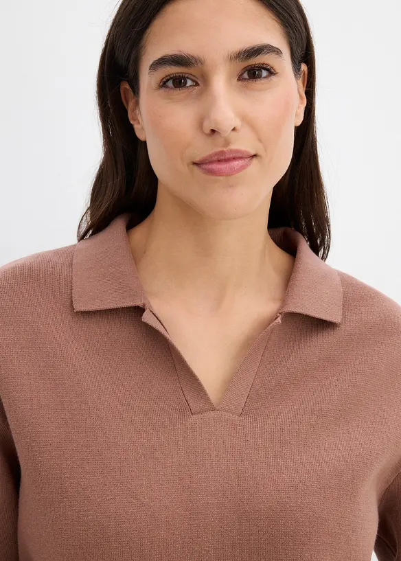 Polo en maille, bonprix