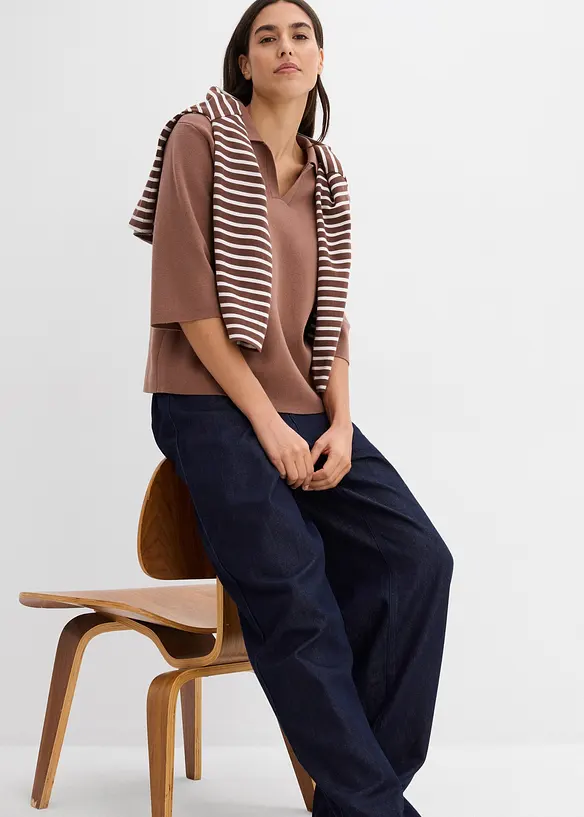 Polo en maille, bonprix