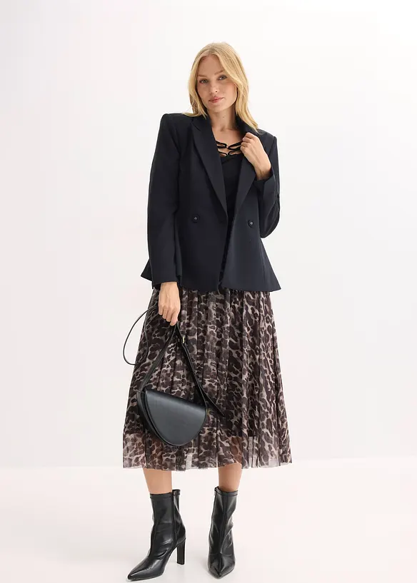 Blazer avec haut p&eacute;plum, bonprix