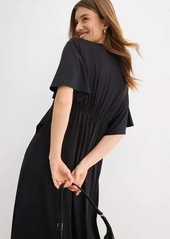 Robe midi &agrave; dentelle, bonprix