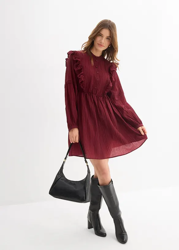 Robe &agrave; volants, bonprix