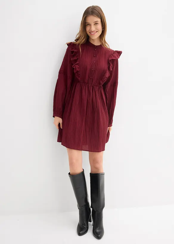 Robe &agrave; volants, bonprix