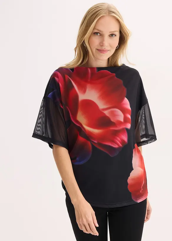 Shirt aus Mesh, bonprix