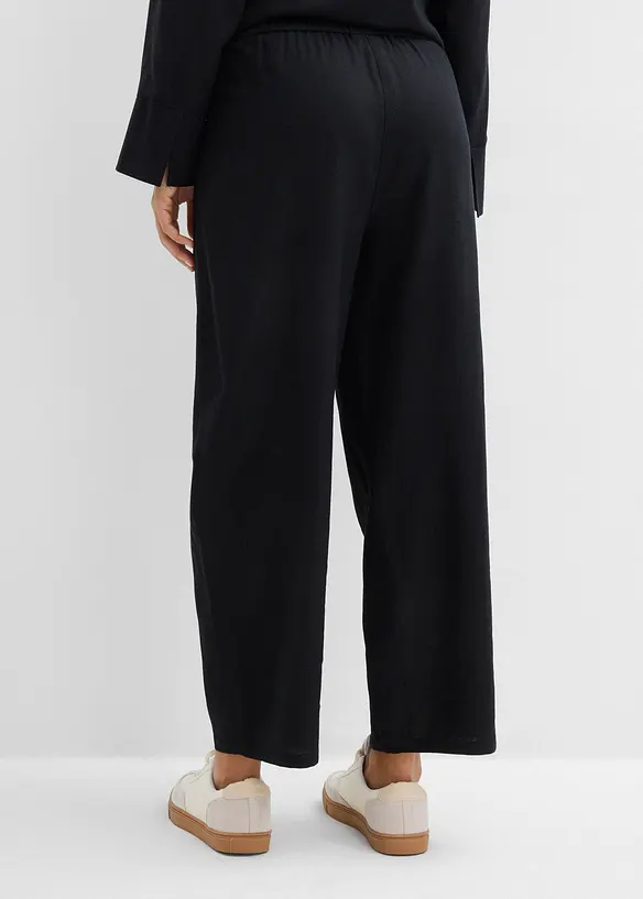 Barrel-Hose aus leichtem Leinen-Mix, bonprix