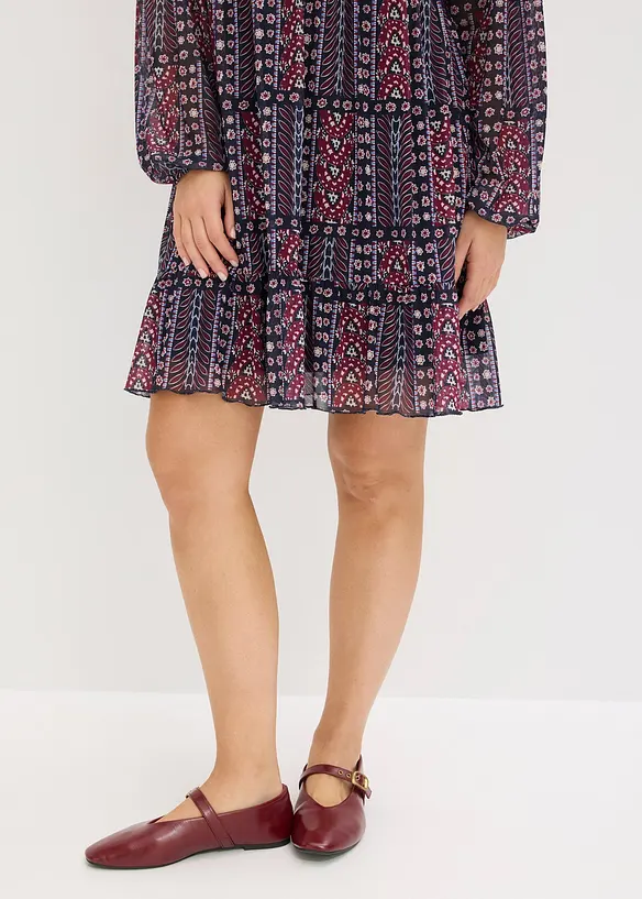 Tunika-Kleid aus softem Mesh, bonprix