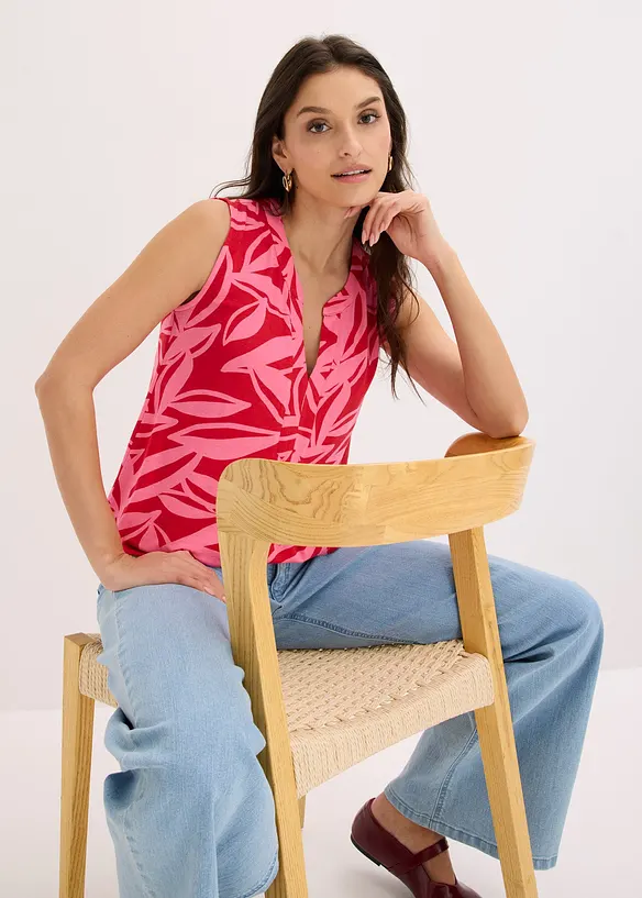 Top en jersey viscose doux, bonprix