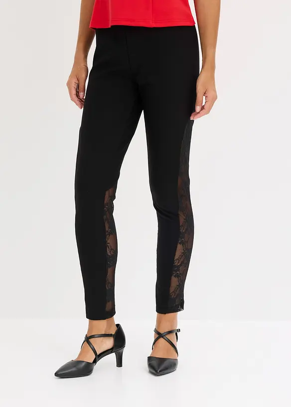 Legging &agrave; dentelle, bonprix