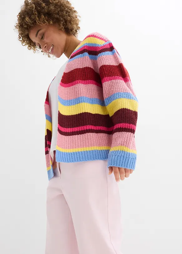 Pantalon palazzo &agrave; taille haute et &eacute;lastiqu&eacute;e, bonprix