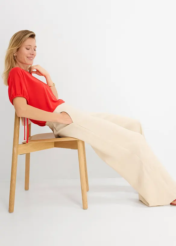 Palazzo-Hose aus Viskose-Mix, bonprix