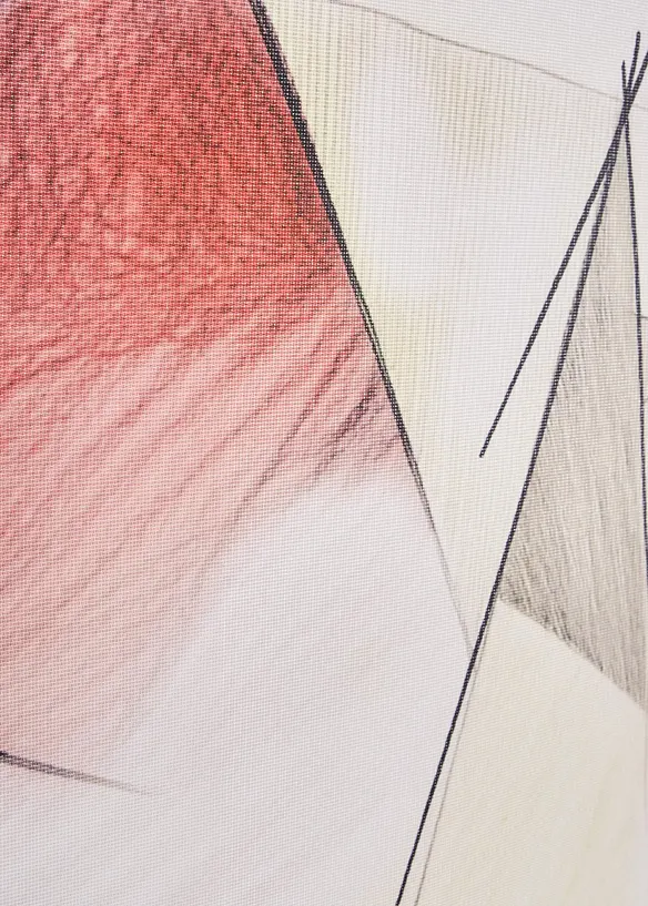 Blendschutz Schiebegardine mit Retro Print (1er Pack), bonprix