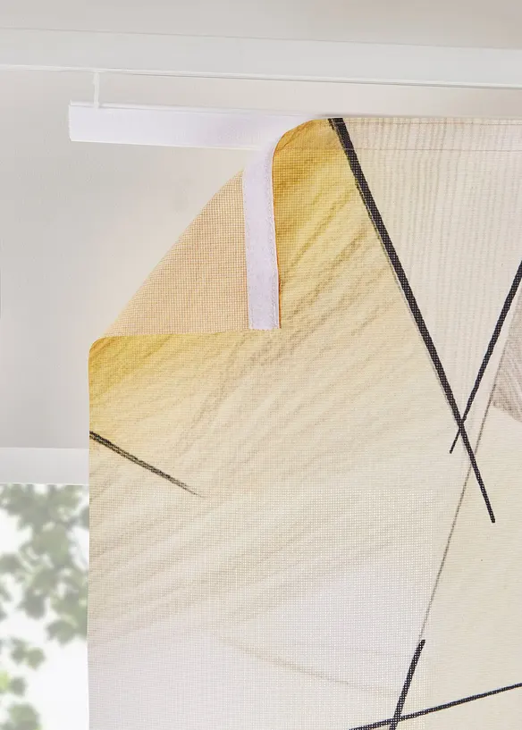 Blendschutz Schiebegardine mit Retro Print (1er Pack), bonprix