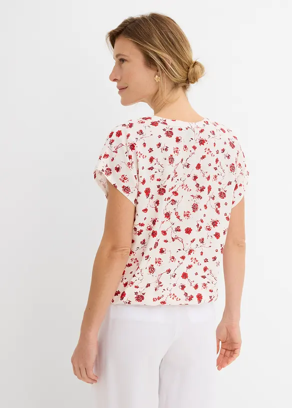 Tunikabluse aus flie&szlig;ender Viskose, bonprix